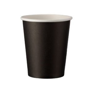 Small Matt Black Paper Cup