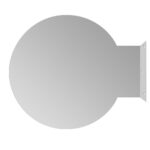 Pro Panel 1 Projecting Circle Sign 475mm - Image 2